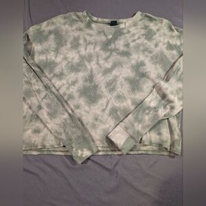 Wild Fable Sage Green Waffle Knit Top